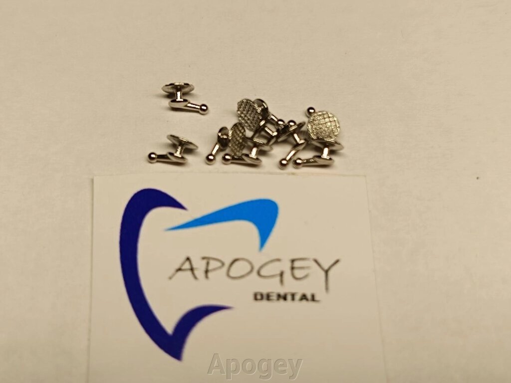 Кнопка лінгвальна кругла гак ApogeyDental ***Ціна за 1 шт від компанії Apogey - фото 1