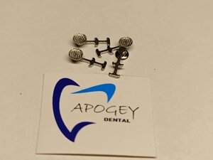 Кнопка лінгвальна кругла подвійний гак ApogeyDental Ціна за 1 шт.