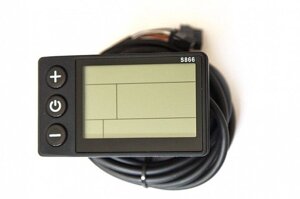 LCD дисплей SW S866 24, 36, 48V для електровелосіда вологий!