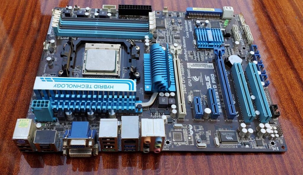 Материнська плата Asus M4A89GTD PRO/USB3 AM3 Phenom X6 DDR3 БУ! від компанії Apogey - фото 1