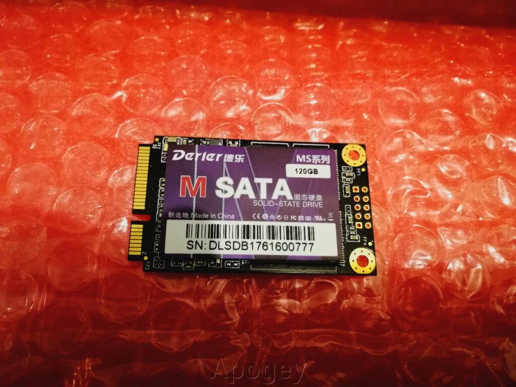 Накопичувач SSD mSATA 120Gb Samsung Derler від компанії Apogey - фото 1