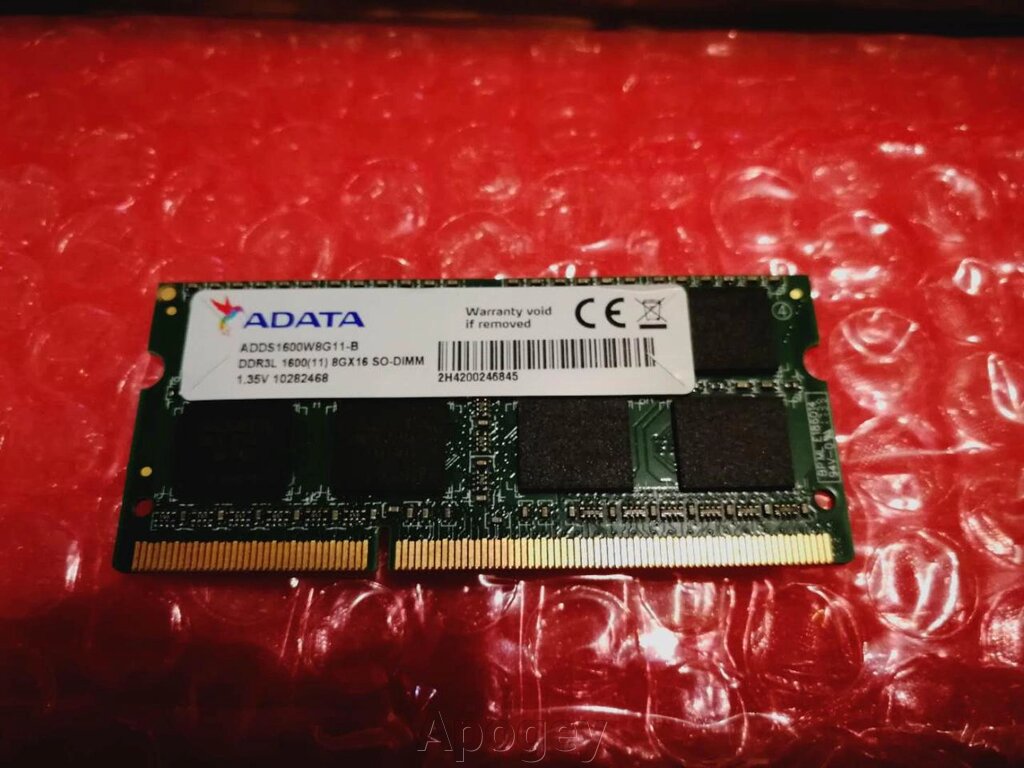 Оперативна пам'ять DDR3 8 GB ADATA від компанії Apogey - фото 1