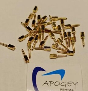 Штифти анкерні позолочені S1 (ApogeyDental), 12 шт/уп