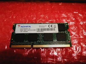 Оперативна пам'ять DDR3 8 GB ADATA