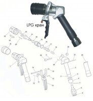 Пістолет LPG типу OPW та його запасні частини