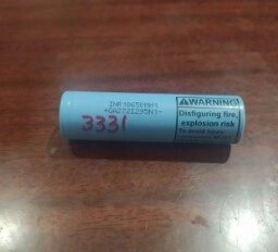 Акумулятор 18650 Li-Ion LG LGGBMH11865 (LG MH1), 3200mAh, 10A, 3.7V, cyan