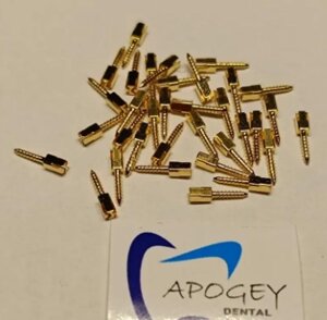 Штифти анкерні позолочені M4 (ApogeyDental), 12 шт/уп