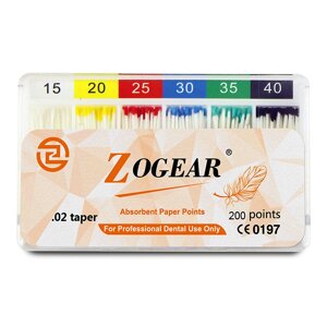 Штифти паперові Zogear 0.02 200 штук