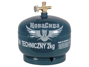 Балон газовий металевий 4.8л (GZWM S. A.) BT-2
