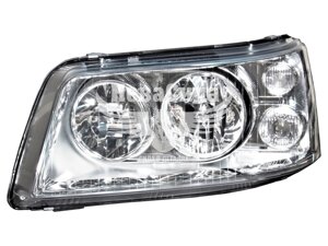 Фара передня VW T-5 з03-09р. в. лів. H7+H1 (depo) 441-1175L-LD-EM 7H1941015L|7H1941015T|7H1941017L|