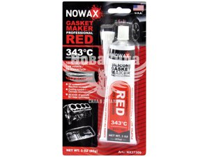 Герметик силікон (nowax) червоний 85гр. (gasket MAKER RED + 343C) NX37309