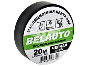 Ізолента вогнестійка (Белавто) 20м чорна BI72