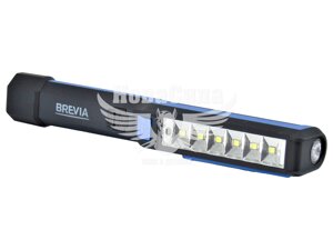 Лампа переносна (Brevia) LED Pen Light 6SMD+1W 150lm, 900mAh, microUSB 11210