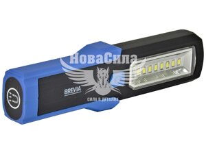 Лампа переносна інспекційна (Brevia) LED 8SMD+1W 300lm, 3xAA 11310