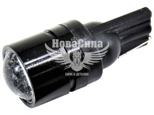 Лампочка без цоколя LED T10_0.5W SMD біла 1-діод 12V W2.1x9.5d (Solar) (упак. 10шт.) LS289_P