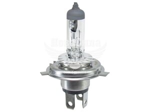 Лампочка галогенна H4 P43t 12V-60/55Вт (Philips) +60 (Vision Plus) 12342VPB1 12V-H4 P43t