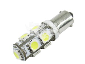 Лампочка з цоколем LED T4W SMD біла 9-діодів 12V-4Вт BA9s (Solar) (к-т. 2шт.) LS278_B2