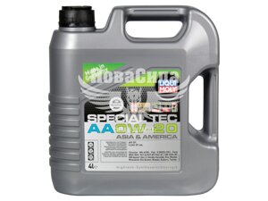 Моторна олива бензин, дизель 0W-20 (Liqui Moly) Special Tec AA 4л. 8066