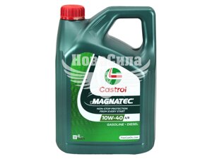 Моторна олива бензин, дизель 10W-40 (Castrol) Magnatec A/B 4л. 15CA1F