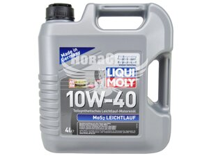 Моторна олива бензин, дизель 10W-40 (Liqui Moly) MoS2 Leichtlauf 4л. 1917