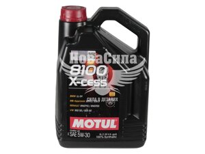 Моторна олива бензин, дизель 5W-30 (Motul) X-cess 8100 5л. 368106 108945