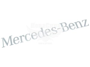 Наклейка з написом MERCEDES-BENZ 30х3 срібна 64-11