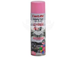 Поліроль пластика (CarLife) Cockpit Cleaner Extra Mat Bubble Gum 500мл. (матовий) CF528