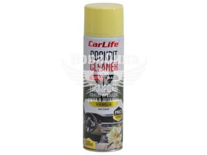 Полироль пластика (CarLife) Cockpit Cleaner Extra Mat Vanilla 500мл. (матовий) CF520