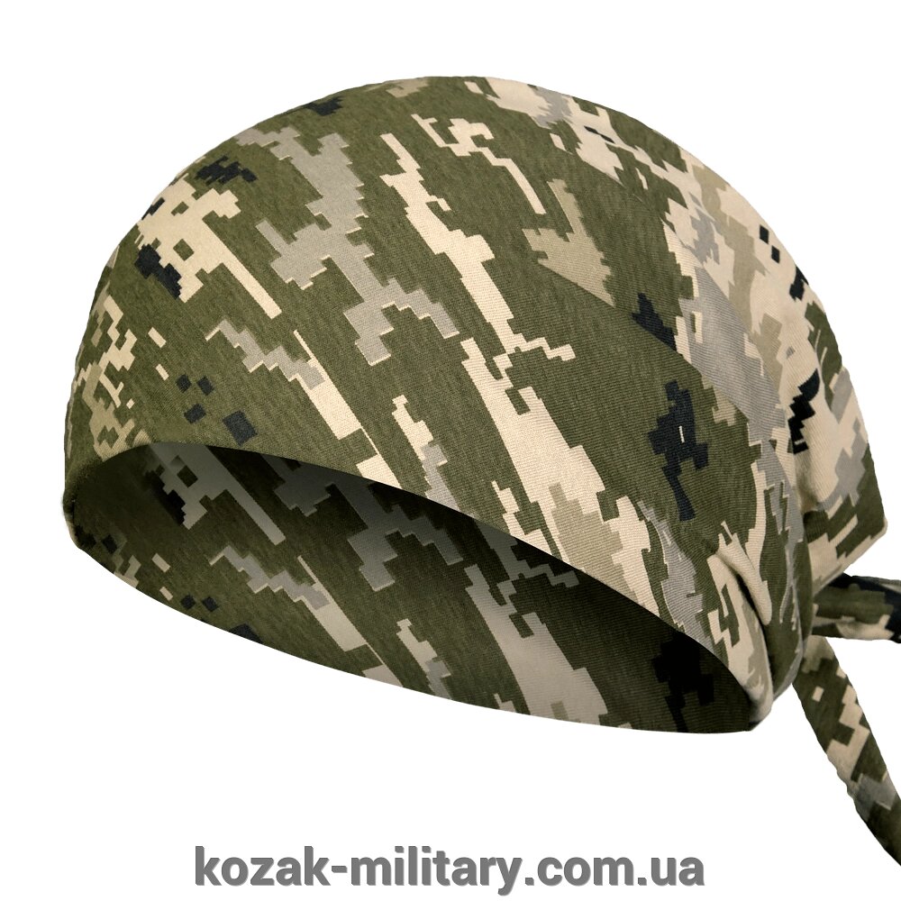 Бандана CM Bavovna Піксель (7092) від компанії "КOZAK" military - фото 1