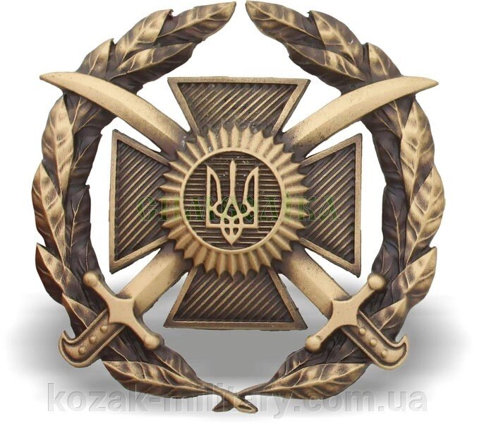 Беретній знак загальновійськовій від компанії "КOZAK" military - фото 1