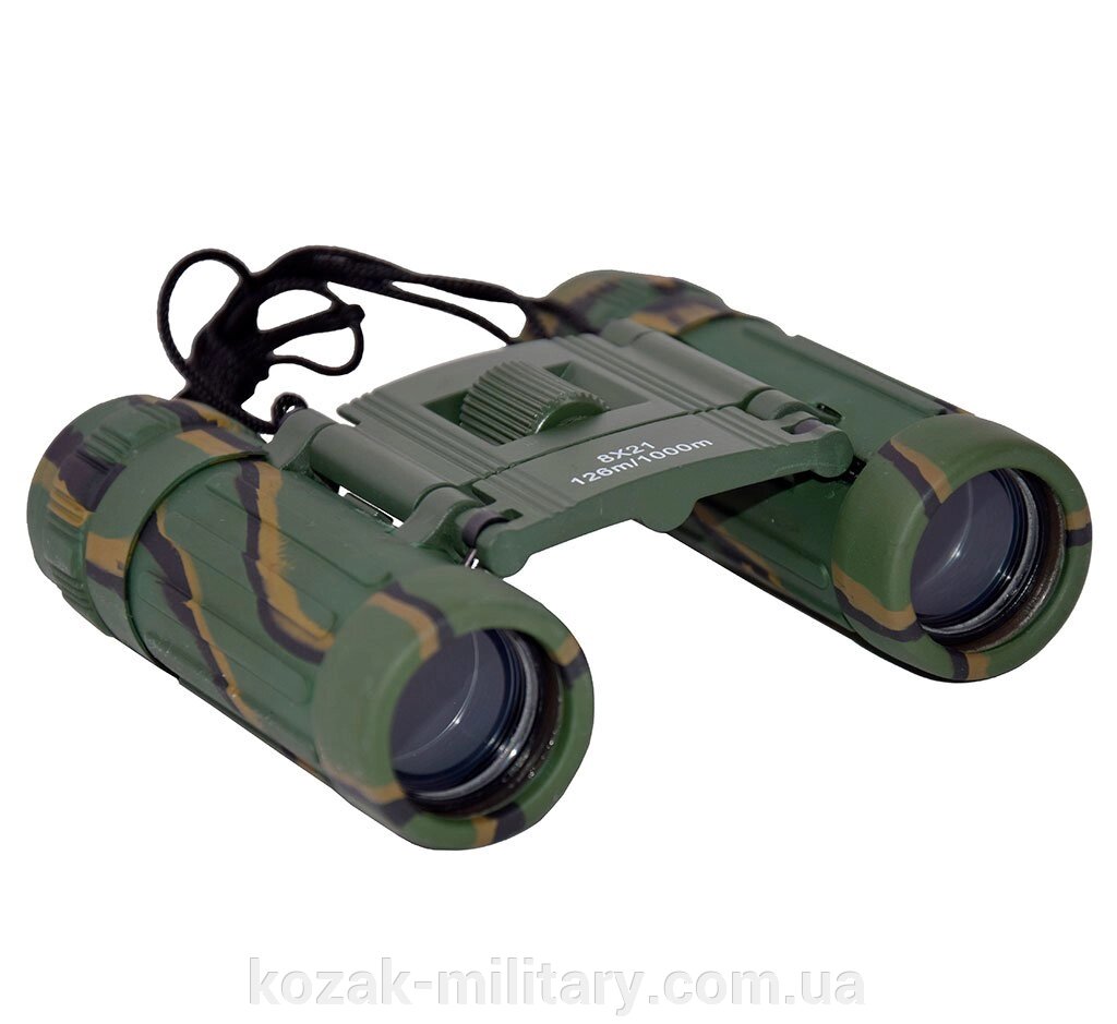Бінокль Mil-Tec складаний 8х21 camo від компанії "КOZAK" military - фото 1