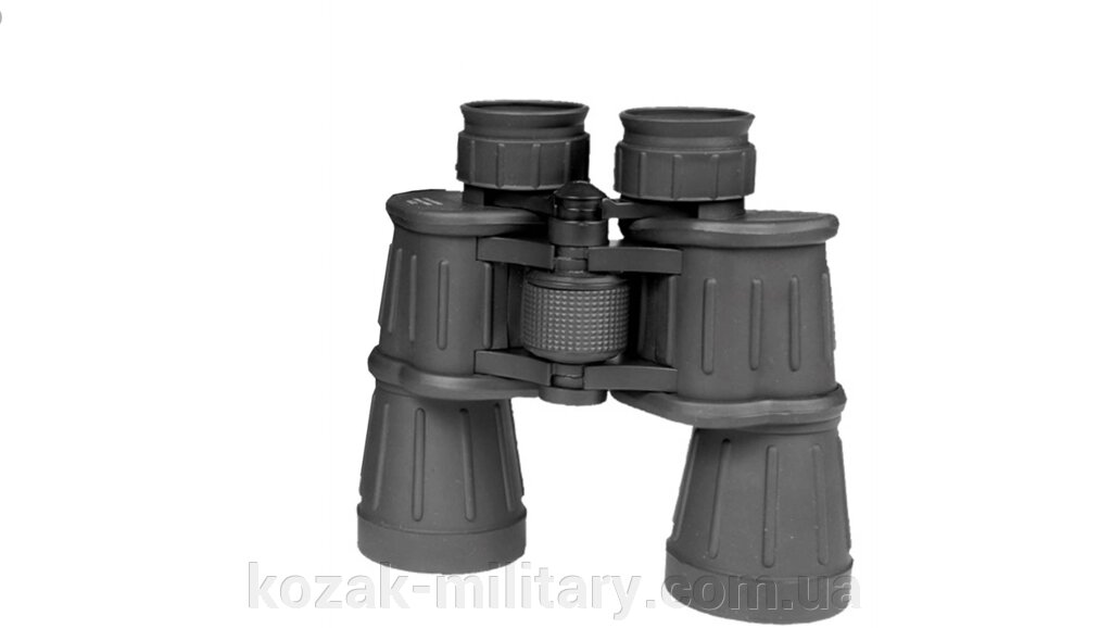 Бінокль з гумовим покриттям 7x50 MilTec Black від компанії "КOZAK" military - фото 1