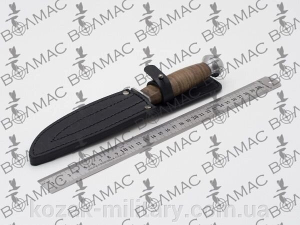 Чохол для ножа №3 шкіряний чорний від компанії "КOZAK" military - фото 1