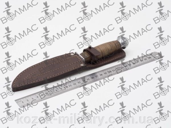 Чохол для ножа №3 шкіряний коричневий від компанії "КOZAK" military - фото 1