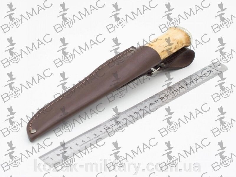 Чохол для ножа №5 шкіряний коричневий від компанії "КOZAK" military - фото 1