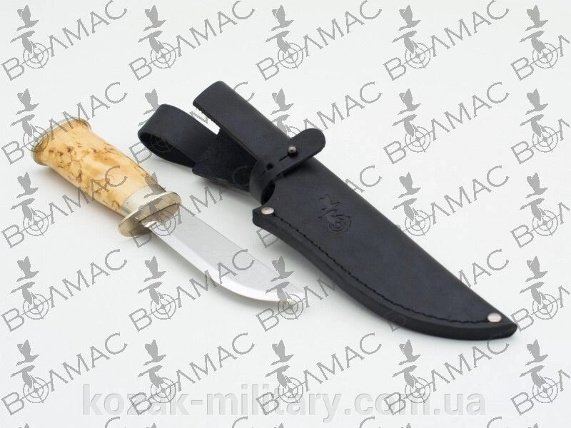 Чохол для ножа №7 шкіряний чорний від компанії "КOZAK" military - фото 1