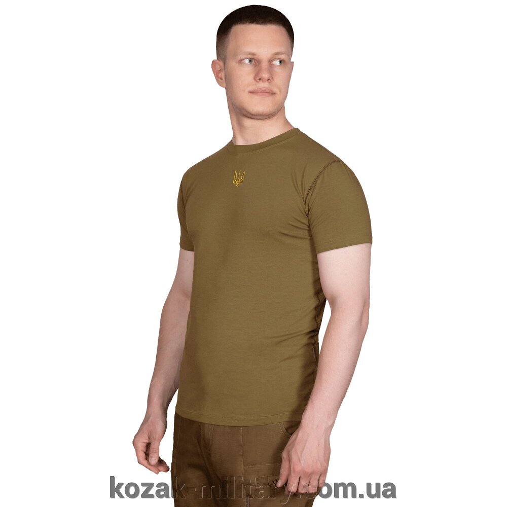 Футболка Modal Койот (золотий тризуб) (7184), M від компанії "КOZAK" military - фото 1