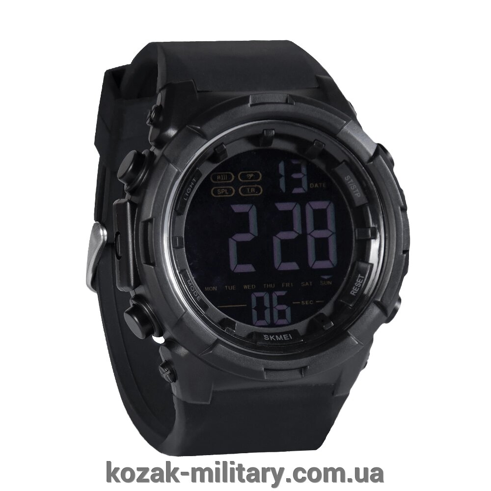Годинник спортивний SK1845 Чорний (7550) від компанії "КOZAK" military - фото 1