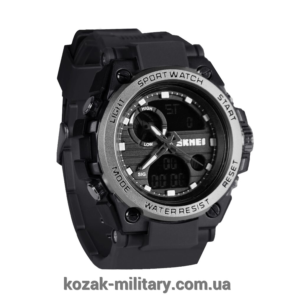Годинник спортивний SK2031 Чорний/Металік (7559) від компанії "КOZAK" military - фото 1