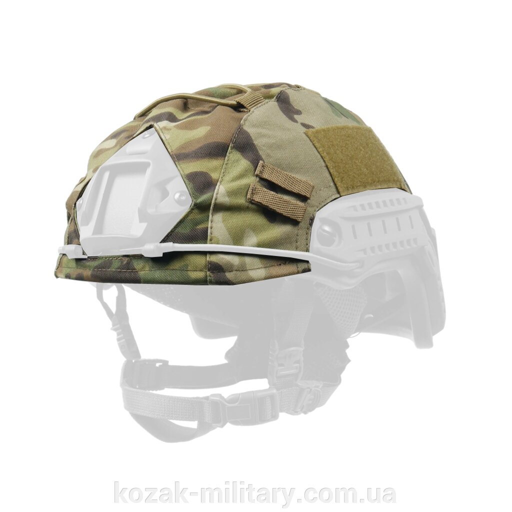 Кавер на шолом Kiborg FAST-1 Cordura multicam від компанії "КOZAK" military - фото 1