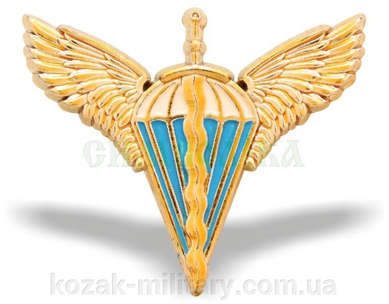 Кокарда ДШВ від компанії "КOZAK" military - фото 1