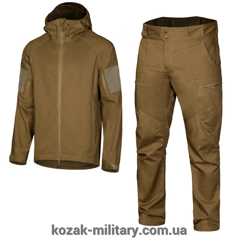 Костюм Stalker 3.0 Twill Койот (7141), S від компанії "КOZAK" military - фото 1