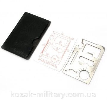 Кредитка мультитул 11 в 1 від компанії "КOZAK" military - фото 1