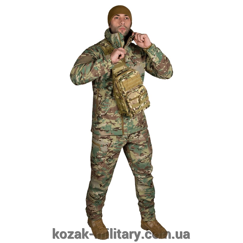 Куртка CM Stalker SoftShell Multicam (7089), L від компанії "КOZAK" military - фото 1