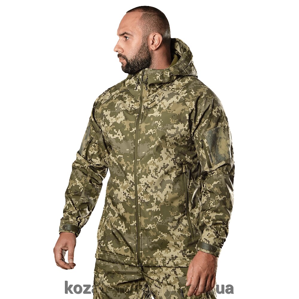 Куртка CM Stalker SoftShell Піксель (7379), XL від компанії "КOZAK" military - фото 1