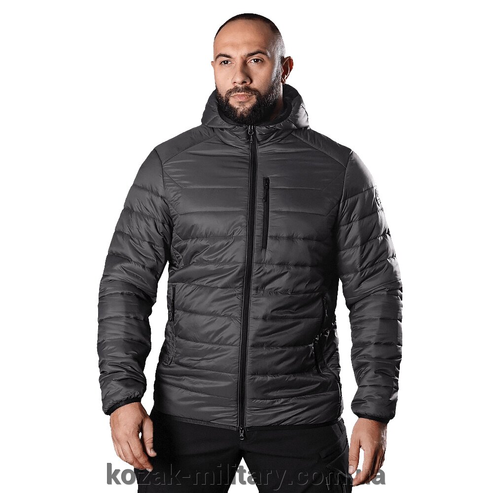 Легкий Пуховик Storm Hood 2.0 Графіт (8394), XL від компанії "КOZAK" military - фото 1