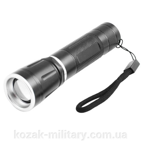 Ліхтар Police BL-A06-T6, zoom, 1x18650 (3xAAA), ЗУ 220V, комплек від компанії "КOZAK" military - фото 1