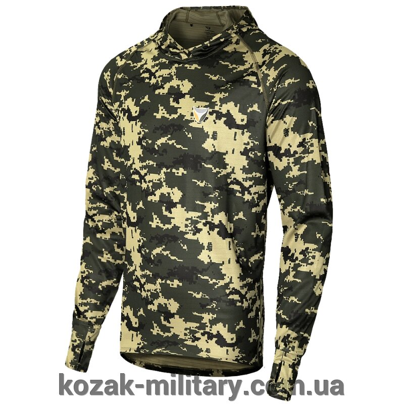 Лонгслів Hood Antistatic UA DIGITAL WOODLAND (2337), S від компанії "КOZAK" military - фото 1