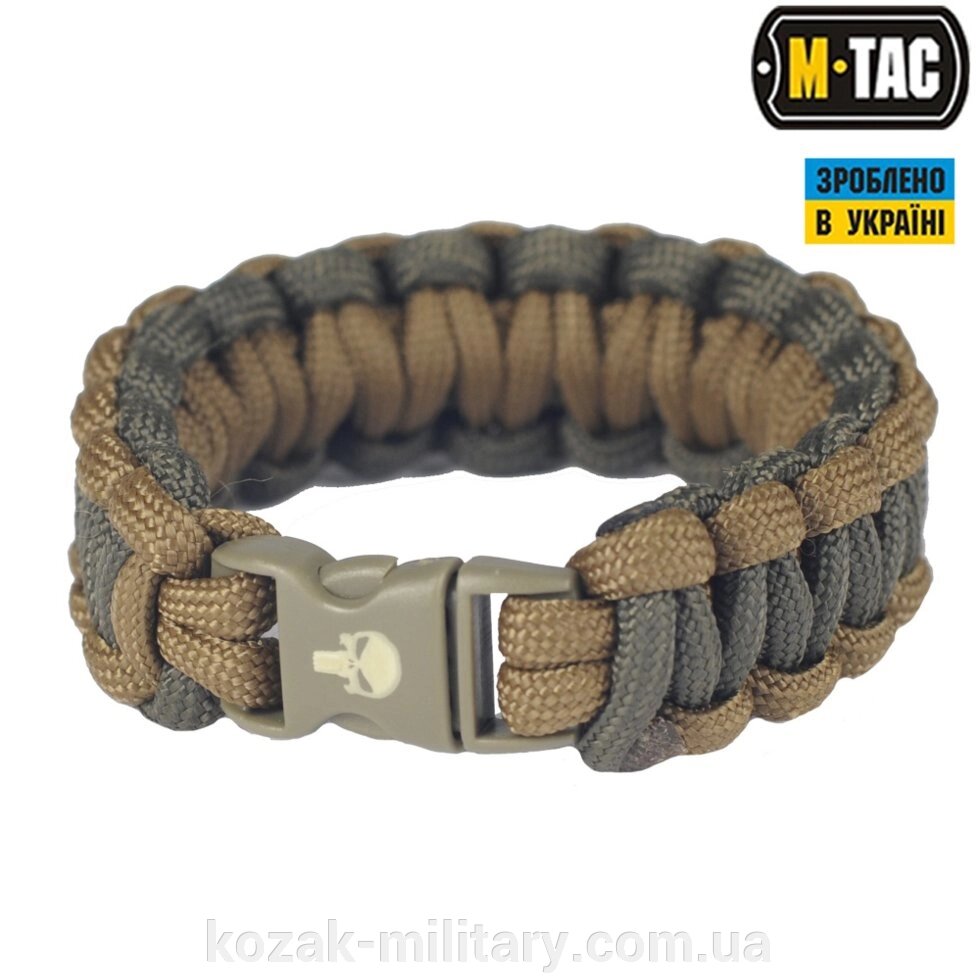 M-TAC БРАСЛЕТ паракорд КАРАТЕЛЬ ОЛІВА / ХАКІ від компанії "КOZAK" military - фото 1