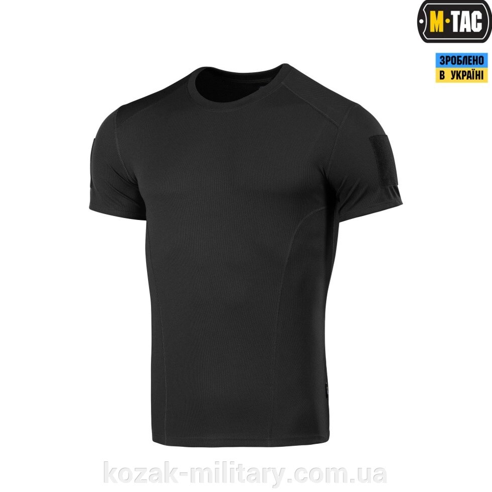 M-TAC ФУТБОЛКА ПОТООТВОДЯЩАЯ ATHLETIC VELCRO BLACK від компанії "КOZAK" military - фото 1